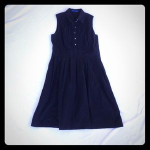 MARTIN + OSA black collared shirt dress SZ 8